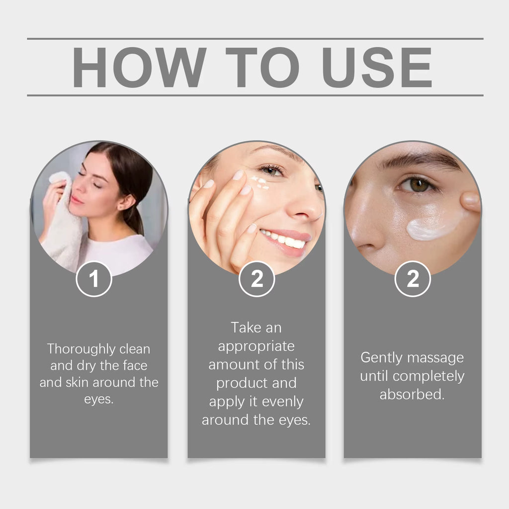 Eye Cream Reduce Dark Circles Eye Bags Removal Lighten Fine Lines Improve Eye Puffiness Deeply Nourishing Lift Eye Cream